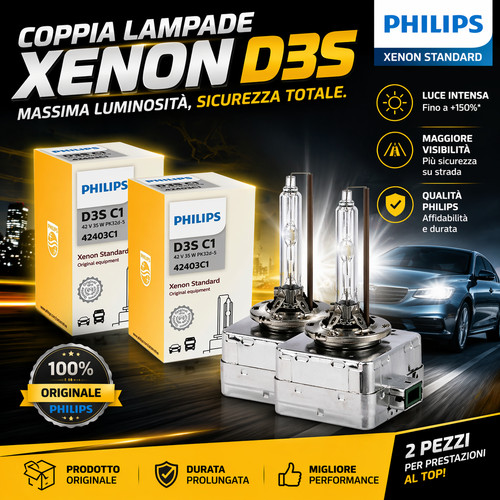Coppia philips d3s lampade - philips,